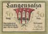 Langensalza (Bad) - Freiwillige Turner-Feuerwehr - - 1.12.1921 - 50 Pfennig 