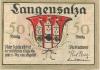 Langensalza (Bad) - Freiwillige Turner-Feuerwehr - - 1.12.1921 - 50 Pfennig 