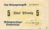 Langensalza (Bad) - Gefangenenlager - -- - 5 Pfennig 