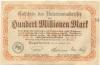 Langenschwalbach (heute: Schwalbach (Bad)) - Untertaunus-Kreis - 15.8.1923 - 100 Millionen Mark