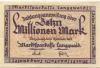 Langquaid - Marktsparkasse - 5.9.1923 - 10 Millionen Mark 