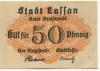 Lassan - Stadt - -- - 50 Pfennig 