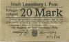Lauenburg (heute: PL-Lebork) - Stadt - 15.11.1918 - 20 Mark