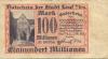 Lauf - Stadt - 1.10.1923 - 100 Millionen Mark 