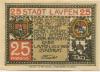 Laufen - Stadt - 20.10.1920 - 25 Pfennig 