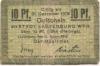 Lautenburg (heute: PL-Lidzbark) - Stadt - 15.1.1919 - 1.12.1919 - 10 Pfennig