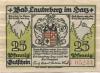 Lauterberg (Bad) - Stadt - 15.7.1921 - 25 Pfennig 