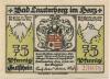 Lauterberg (Bad) - Stadt - 15.7.1921 - 75 Pfennig 