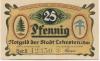 Lehesten - Stadt - 11.11.1920 - 25 Pfennig 