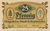 Lehesten - Stadt - 11.11.1920 - 25 Pfennig 