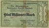 Leipzig - Darmstädter und Nationalbank KaA, Filiale Leipzig - 22.8.1923 - 5 Millionen Mark