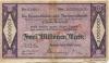 Leipzig - Deutsche Bank, Filiale Leipzig - 16.8.1923 - 2 Millionen Mark 
