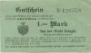 Leipzig - Kriegsunterstützungsamt - - 28.3.1918 - 1 Mark 