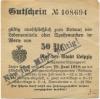 Leipzig - Kriegsunterstützungsamt - - 28.6.1918 - 50 Pfennig 