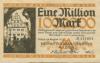 Leipzig - Messeamt für Mustermessen - August 1923 - 1 Million Mark 