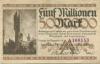 Leipzig - Messeamt für Mustermessen - August 1923 - 5 Millionen Mark 