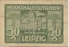 Leipzig - Volkshaus - - 30.6.1922 - 50 Pfennig 