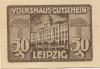 Leipzig - Volkshaus - - 30.6.1922 - 50 Pfennig 
