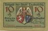 Leobschütz (heute: PL-Glubczyce) - Stadt - 31.12.1921 - 10 Pfennig 