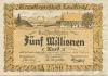 Leutkirch -Amtskörperschaft - 20.8.1923 - 5 Millionen Mark 