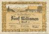 Leutkirch -Amtskörperschaft - 20.8.1923 - 5 Millionen Mark