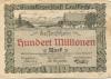 Leutkirch -Amtskörperschaft - 20.8.1923 - 100 Millionen Mark 