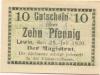 Lewin (heute: PL-Lewin Brzeski) - Stadt - 23.7.1920 - 10 Pfennig 