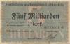 Lichtenfels - Bezirk - 15.10.1923 - 31.12.1923  - 5 Milliarden Mark 