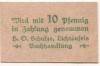 Lichtenfels - Schulze, H. O. Buchhandlung - -- - 10 Pfennig 