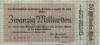 Lichtenstein(-Callnberg) - Stadt - 22.10.1923 - 20 Milliarden Mark 