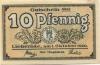 Lieberose - Stadt - 1.10.1920 - 10 Pfennig 