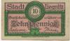 Liegnitz (heute: PL-Legnica) - Stadt - -- - 10 Pfennig 