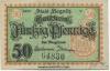 Liegnitz (heute: PL-Legnica) - Stadt - -- - 50 Pfennig 