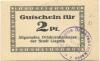 Liegnitz (heute: PL-Legnica) - Allgemeine Ortskrankenkasse - -- - 2 Pfennig 