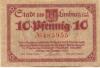 Limburg - Stadt - 1.11.1918 - 10 Pfennig 