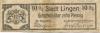 Lingen - Stadt - - 1.4.1920 - 10 Pfennig 