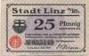 Linz - Stadt - 1.7.1920 - 25 Pfennig 