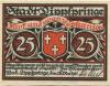 Lippspringe - Stadt - 28.5.1921 - 25 Pfennig 