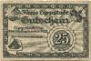 Lippstadt - Kreis - 19.9.1920 - 25 Pfennig 