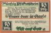 List - Gemeinde - 21.7.1921 - 50 Pfennig 
