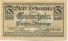 Lobenstein - Stadt - 15.9.1919 - 50 Pfennig 