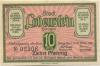Lobenstein - Stadt - 15.3.1921 - 10 Pfennig 