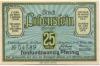 Lobenstein - Stadt - 15.3.1921 - 25 Pfennig 
