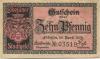 Löbejün (heute: Wettin-Löbejün) - Stadt - 10.4.1920 - 10 Pfennig 