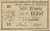 Löwen (heute: PL.Lewin Brzeski) - Stadt - 13.6.1919 - 10 Pfennig