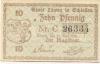 Löwen (heute: PL.Lewin Brzeski) - Stadt - 21.5.1920 - 10 Pfennig