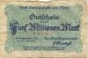 Ludwigshafen - Stadt - 20.8.1923 - 1.1.1924 - 5 Millionen Mark 