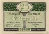 Ludwigslust - Stadt - 1.3.1922 - 30.9.1922 - 25 Pfennig 