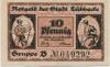 Lübbecke - Stadt - 14.5.1920 - 10 Pfennig 
