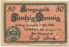 Lübben - Stadt - 25.4.1917 - 1.10.1918 -  50 Pfennig 